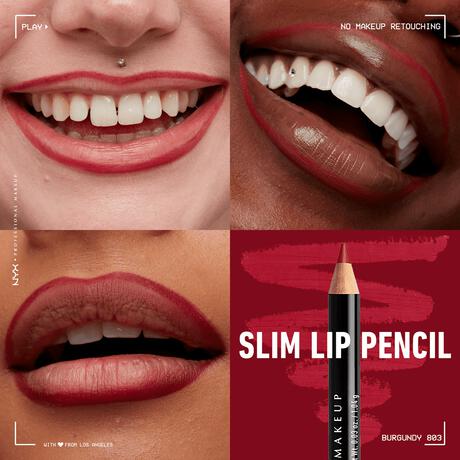 NYX Slim Lip Pencil - Burgundy