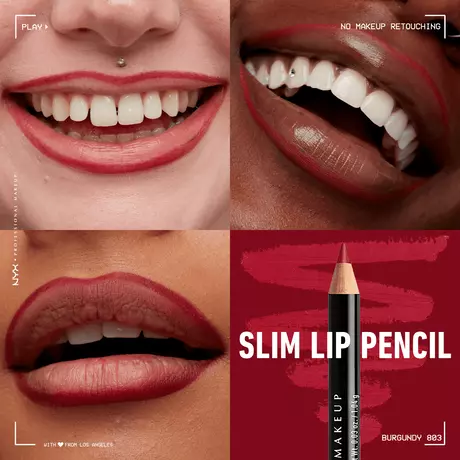 NYX Professional Makeup Slim Lip Pencil Burgundy