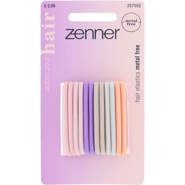 Zenner Haarelastiek Metal Free 12x