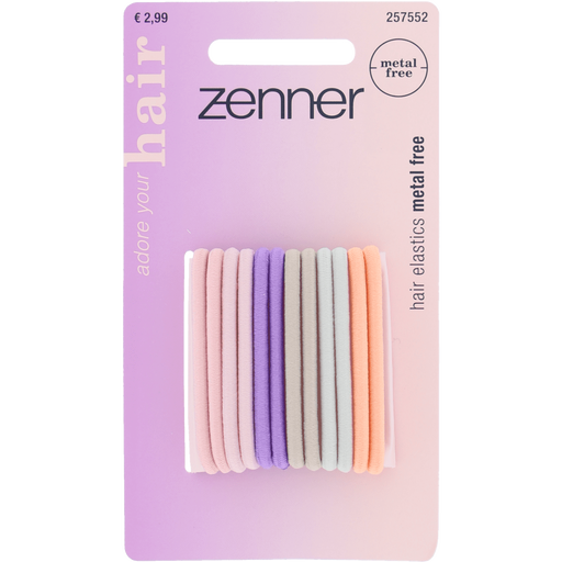 Zenner Haarelastiek Metal Free 12x