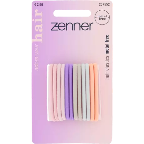 Zenner Haarelastiek Metal Free 12x
