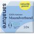 Sanature 100% Katoenen Maandverband Ultra Normaal Met Vleugels 10 stuks