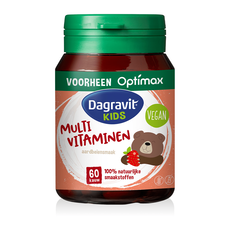 Dagravit Natural Kids Multi Framboos Hooggedoseerd 60 Dragees