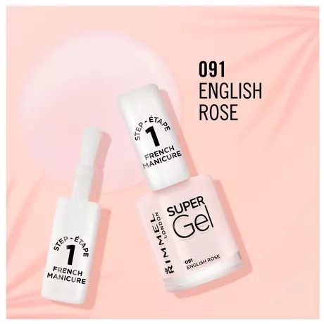 Rimmel London SuperGel Nagellak 091 French Manicure English Rose 8 ML