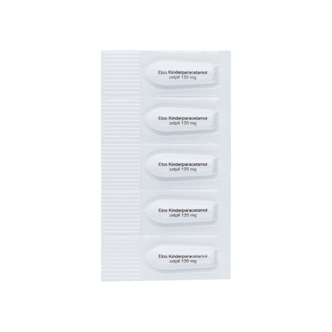 Etos Kinderparacetamol 120 mg Zetpil