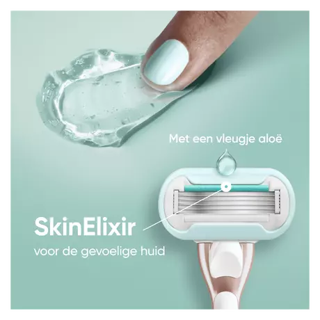 Gillette Venus Pro Deluxe Smooth Sensitive Navulmesjes 3 stuks