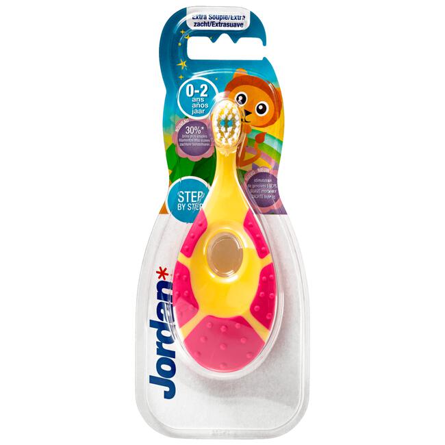 Jordan kindertandenborstel Step 1 Baby (0-2 Jaar)