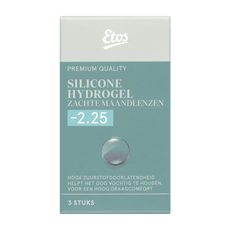 Etos Silicone Hydrogel Zachte Maandlenzen -2.25 3st.
