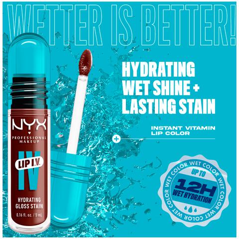 NYX Professional Makeup Lip IV Hydraterende Lipgloss Mocha Me Wet