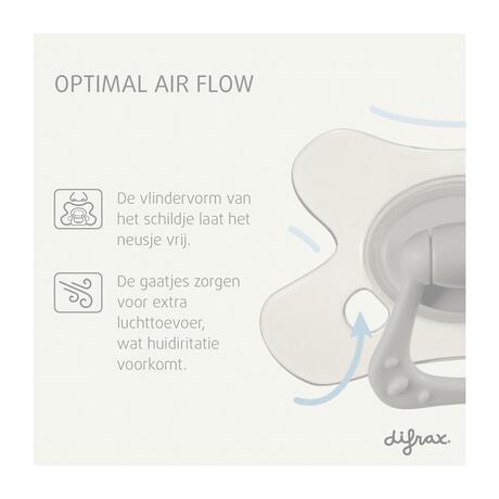 Difrax Fopspeen Natural 12+ Maanden Glow in the dark BPA-vrij