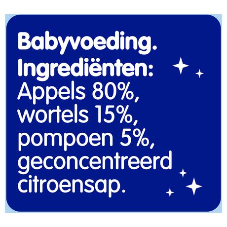 Nestlé Little Rockets Smoothie Appel Wortel Pompoen 2+