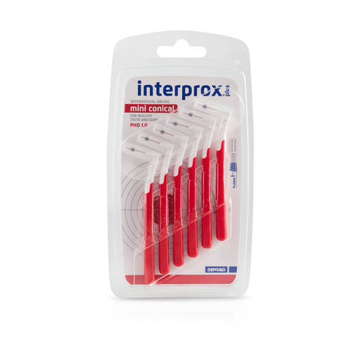 Interprox Plus Mini Conical Ragers Rood PHD 1.2 mm 6 stuks