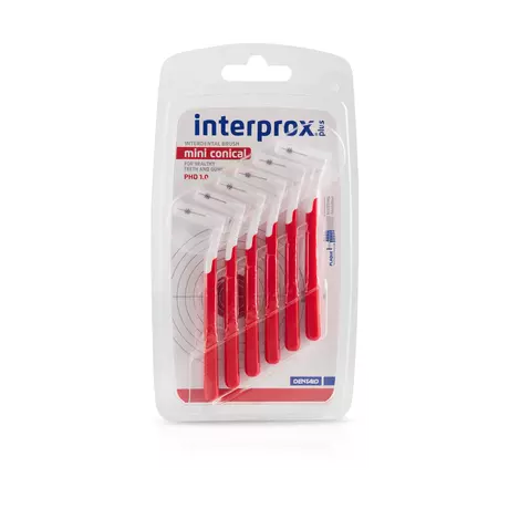 Interprox Plus Mini Conical Ragers Rood PHD 1.2 mm 6 stuks