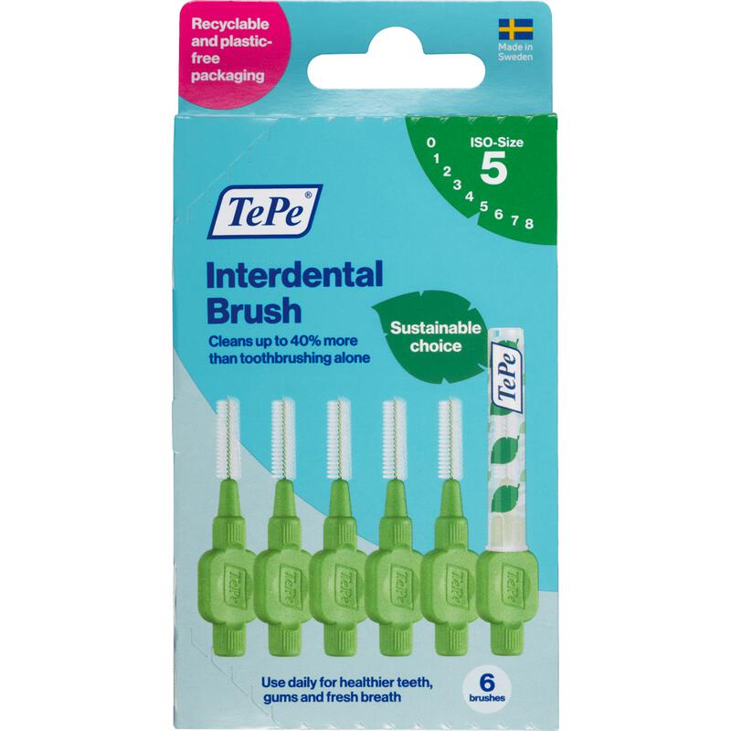 TePe Interdentale Ragers Original Groen ISO Maat 5 0,8 mm 6 stuks