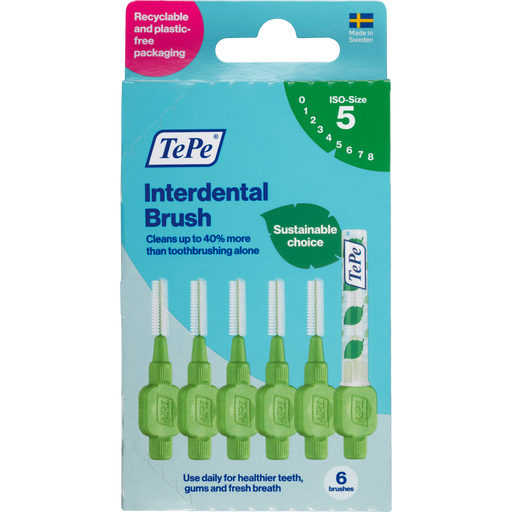 TePe Interdentale Ragers Original Groen ISO Maat 5 0,8 mm 6 stuks