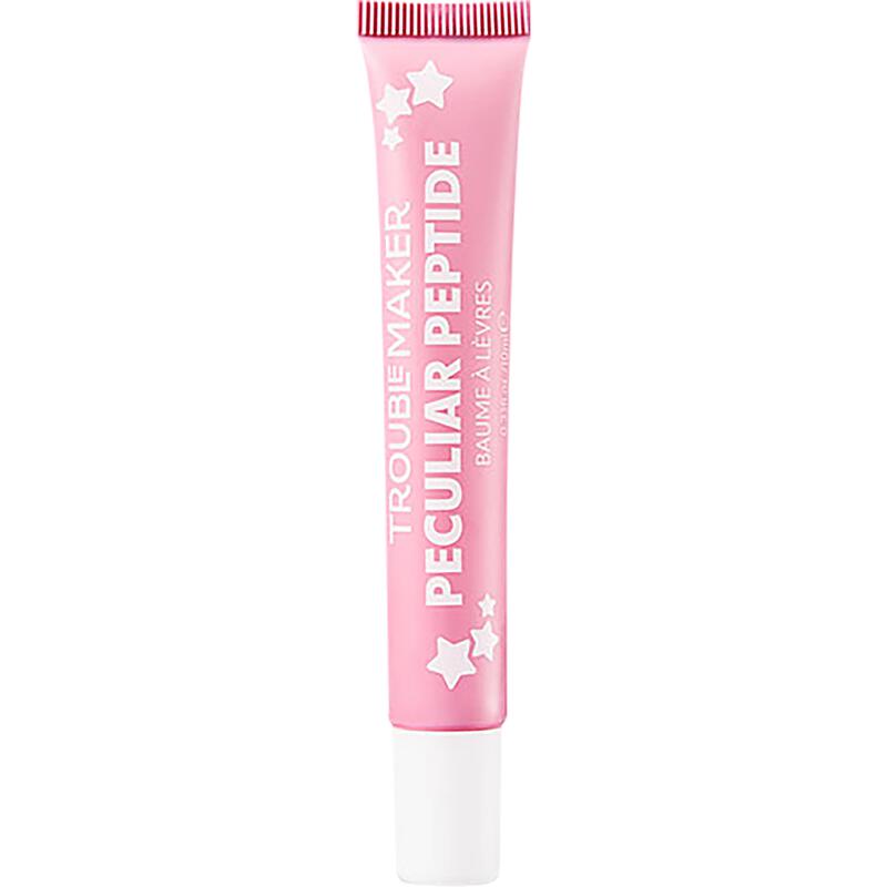 Trouble Maker Peculiar Peptide Shimmer Lip Balm Birthday Cake Pink