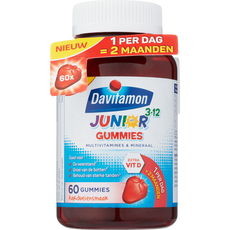 Davitamon Junior 3-12 Gummies Aardbeiensmaak