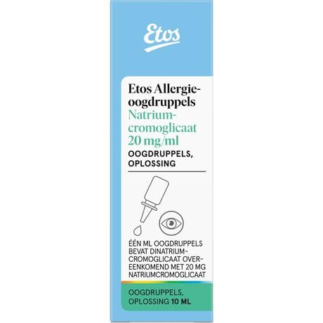 Etos Allergie Oogdruppels Natriumcromoglicaat 20 mg/ml 10 ML