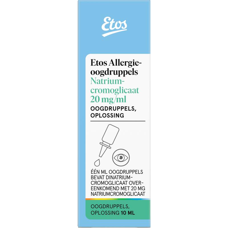 Etos Allergie Oogdruppels Natriumcromoglicaat 20 MG/ML 10 ML