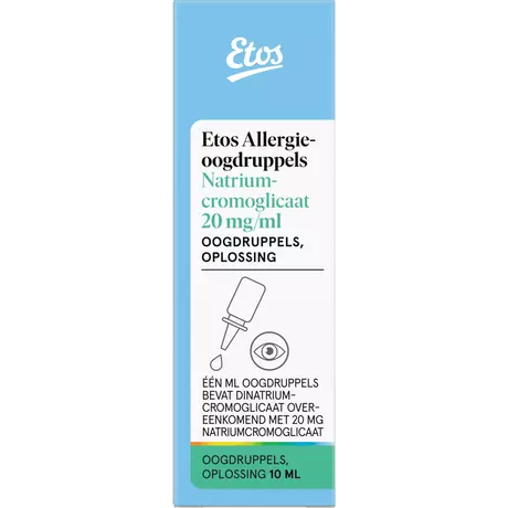 Etos Allergie Oogdruppels Natriumcromoglicaat 20 MG/ML 10 ML