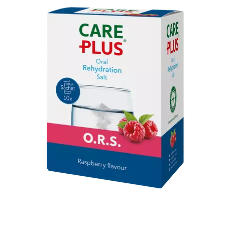 Care Plus O.R.S Sachets Framboos 10 stuks