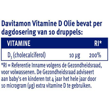Davitamon Vitamine D Olie 25 ML
