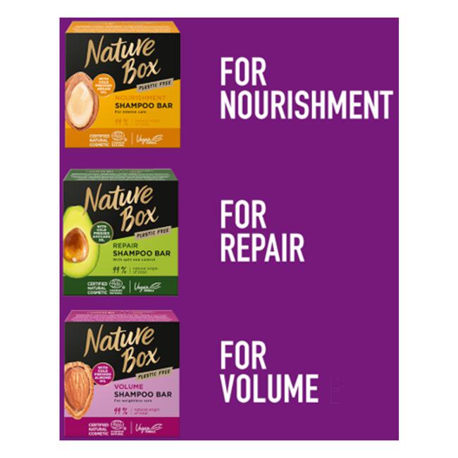 Nature Box Avocado Repair Shampoo Bar 85 GR