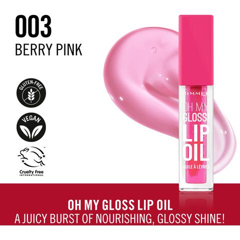 Rimmel Oh My Gloss! Lip Oil 003 Berry Pink