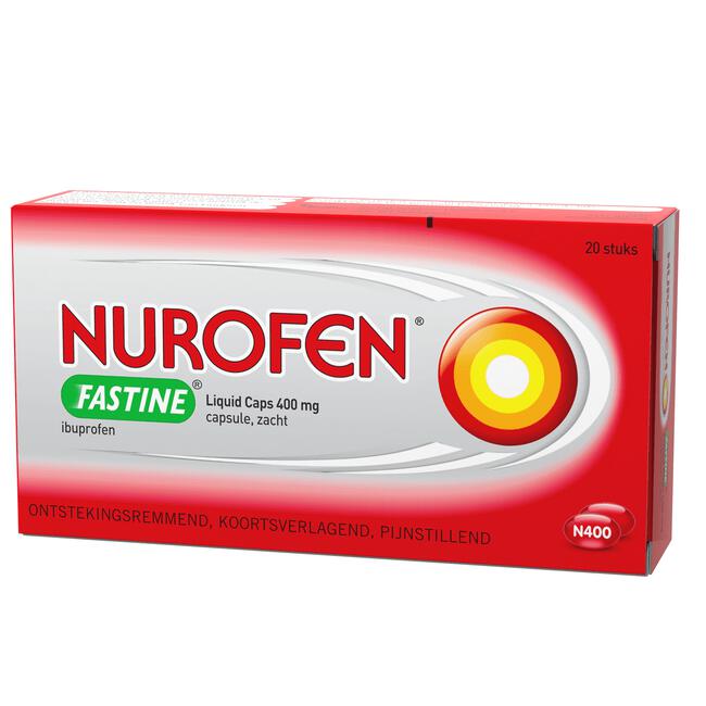 Nurofen Fastine Liquid Caps 400 mg