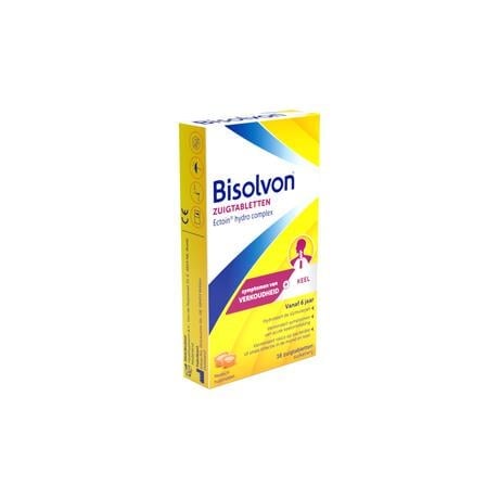 Bisolvon droge hoest & keelpijn zuigtabletten