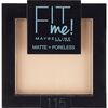 Maybelline New York Fit Me Matte+Poreless Powder 115 Ivory