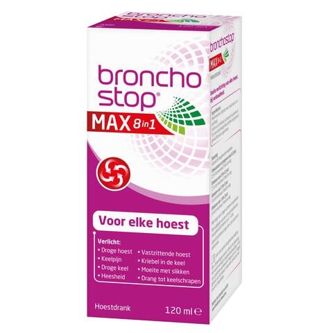 Bronchostop Max 8in1 Hoestdrank 120ML