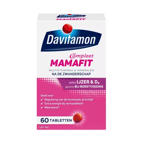 Davitamon Compleet Mamafit na Zwangerschap Tabletten 60 stuks