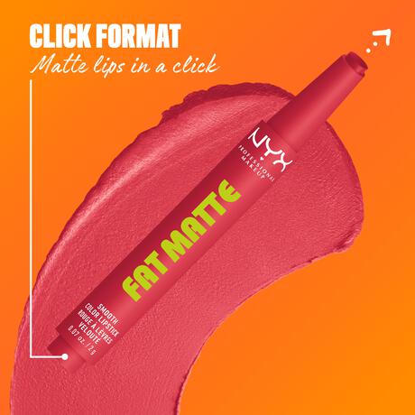 NYX Professional Make Up Fat Matte Lipstick 10 Flamingo Feather Roze
