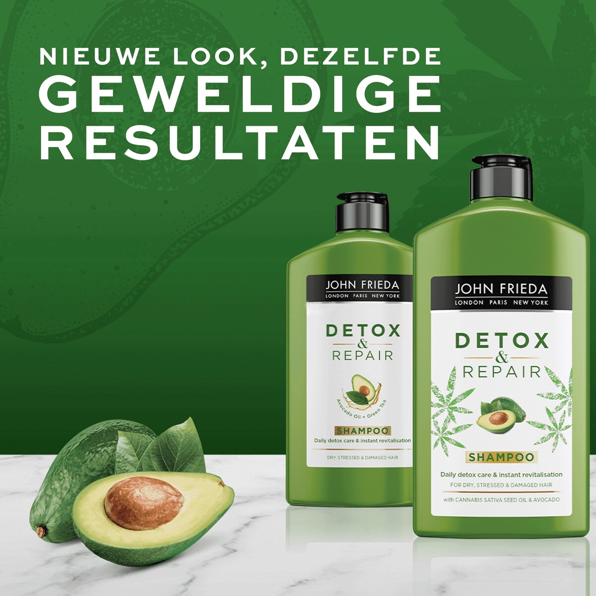 John Frieda Detox + Repair Shampoo Beschadigd Haar 250 ML 250 ML Etos