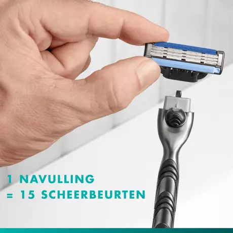 Gillette Mach3 Scheersysteem Met 3 Navulmesjes