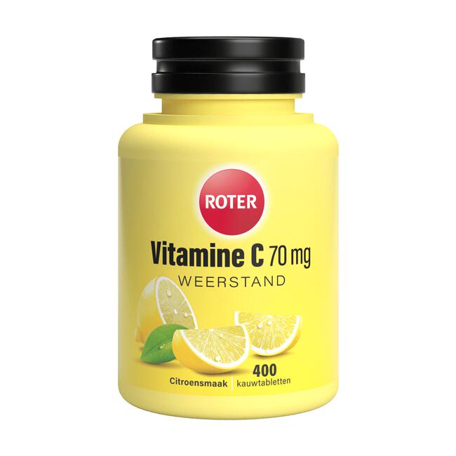 Roter Vitamine C 70 mg citroen 400 kauwtabletten