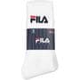 Fila 3pack Socks White 39/42 Tennis