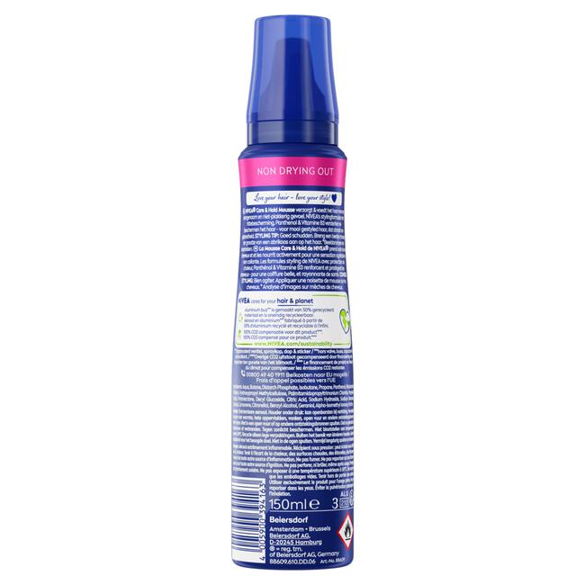 NIVEA Care & Hold Styling Mousse 150 ML