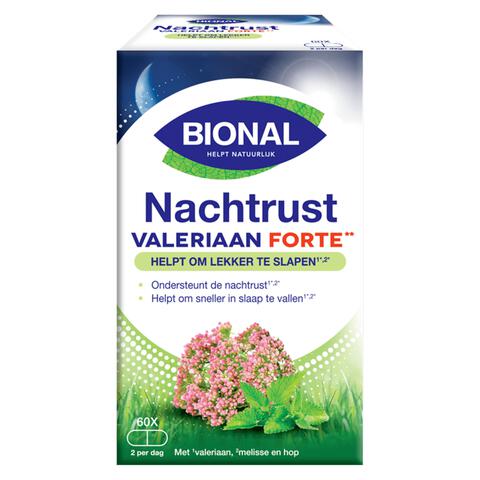 Bional Nachtrust Valeriaan Forte Capsules 60 stuks