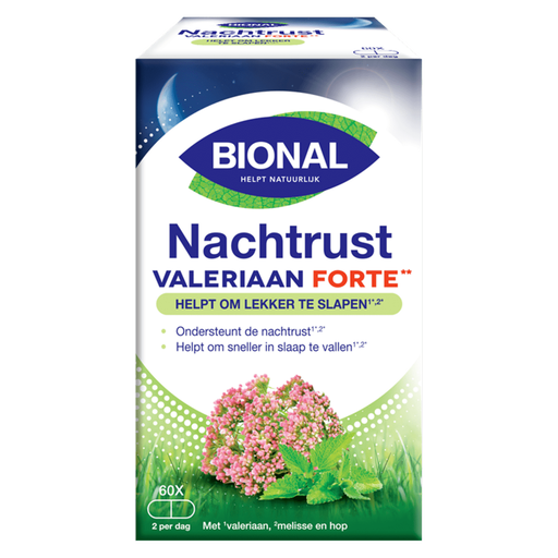 Bional Nachtrust Valeriaan Forte Capsules 60 stuks