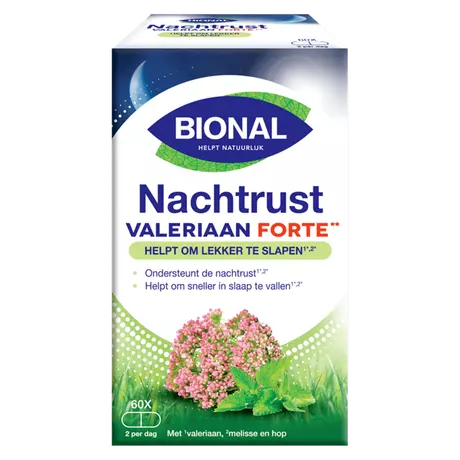 Bional Nachtrust Valeriaan Forte Capsules 60 stuks