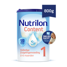 Nutrilon Content 1 Volledige Zuigelingenvoeding 0-6 Maanden 800 GR