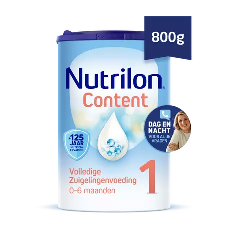 Nutrilon Content 1 Volledige Zuigelingenvoeding 0-6 Maanden 800 gram
