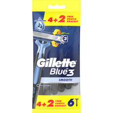 Gillette Blue3 Smooth Wegwerpmesjes 6 stuks