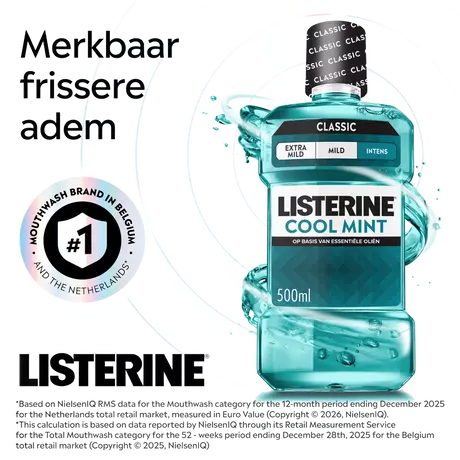 Listerine® Cool Mint Intens Mondwater 500 ML