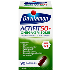 Davitamon Actifit 50+ Omega-3 Visolie Capsules