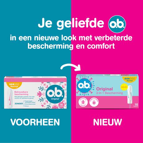 O.B. Original Dynamic Fit Ultra Tampons 16 Stuks