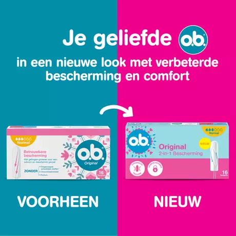o.b.® Original Dynamic Fit Ultra Tampons 16 Stuks