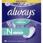 Always Daily Fresh Inlegkruisjes 0% Parfum Normal 58 Stuks